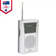 Pocket Radio Small Portable AM FM Radio Battery Operated Transistor Radio AU