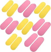 VICASKY 10Pcs Disposable Hotel Slippers Lightweight Salon Sandals Non Slip Spa Footwear for Guests Travel Home Use Comfortable Bath Shoes for Salons and Showers
