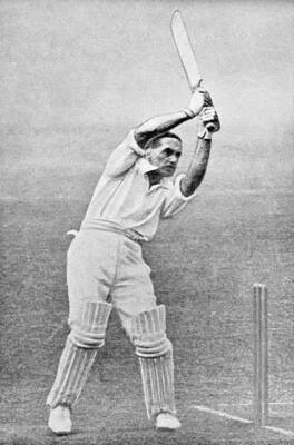 Cricket Herbert Sutcliffe, England Old Historic Photo