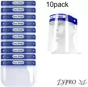 10 Pack Face Shield Visor Reusable Protection Cover Face Mask Anti-Splash
