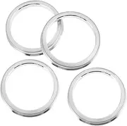 4pcs Custom Hub Rings Metal Tire Hub Centric Rings Car Decorations Easy Replacement