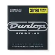 Jim Dunlop DBS30130 Stainless Steel Bass Guitar String Set 30-130 Medium Long Scale 6-String