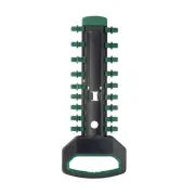 Socket Organizer 3/8" Drive x 20 Clips Portable Socket Clip Rail Holder, Green