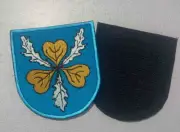 Chevron. Emblem of the battleship of the German navy, BISMARCK. Kriegsmarine.