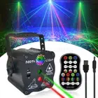 60 Patterns Laser Projector Stage Light LED RGB DJ Disco KTV Show Party Lighting