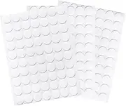 LJJCSFF 210 PCS Clear Double Sided Adhesive Dots Self Adhesive Dots Transparent Double-Sided Tape Stickers No Traces Adhesive Clear Sticky Tack Putty