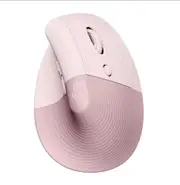 Lift Ergonomic Vertical Mouse Wireless Bluetooth Silent Mouse (Pink)