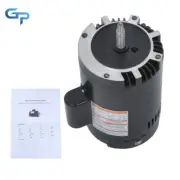 1HP 115/230V Pool Pump Motor B128, SF 1.40, C-Face M56J Frame Open Dripproof