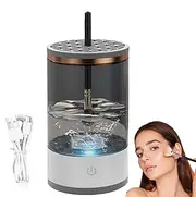 Cosmetic Brush Cleaner Machine - Versatile Makeup Brush Cleaning Solution, Cosmetic Brush Dryer Machine | Cosmetic Brush Cleaner Machine Compact Beauty Tool Ideal for Women Travel and Outdoors