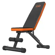 Lusper Weight Bench for Home Gym, Adjustable and Foldable Weight Bench