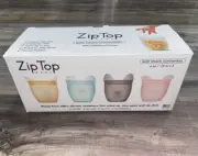 Zip Top Baby Snack Containers - Set of 4 - New in Box