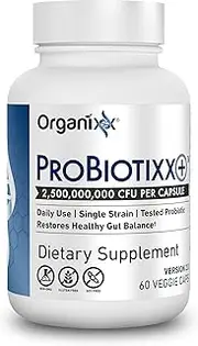 Organixx - ProBiotixx+ - Naturally Cleanse Your Digestive System, Create a Strong, Healthy Gut Barrier, Protect & Support The Immune System - 60 Capsules