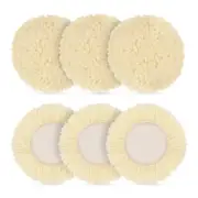 6 PCS 3 Inch Wool Buffing Pads for Dill Polishing Pads Drill Buffer Polisher ...