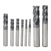 End Mill Set CNC Square Nose End Mills Router Bits Bits Tool Straight1083