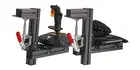2Set, J- Desk Mount for Joystick & Throttle - PC Flight Sim Game Support, Adjust