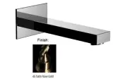 Santec 2818ST Wall Mount Tub Spout Filler Square In Satin Rose Gold New!