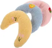 U-Shaped Dog Anxiety Pillow Calming Neck Support Pillow for Cats Soft Comfortable Pet Bed 3 Pack