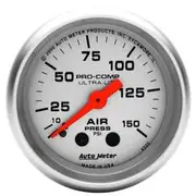 Autometer Ultra Lite Air Pressure Gauge Mechanical - 10 Feet, 0 - 150 PSI, 2 1/16 Inch, AU4320