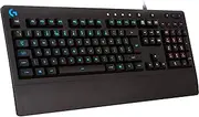 Logitech G213 Prodigy Gaming Keyboard, RGB Lightsync Backlit Keys, Spill-Resistant, Customizable Keys, Dedicated Multi-Media Keys, QWERTZ German Layout