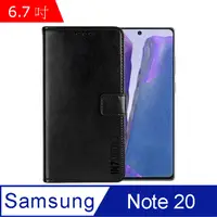 在飛比找PChome24h購物優惠-IN7 瘋馬紋 Samsung Note 20 (6.7吋)