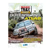 Make Trax 4WD QLD Off-Road Atlas Camping Guide Book 144-Pages 300x230cm