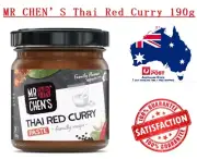 NEW Thailand Mr Chen's Thai Red Curry Paste 190g + Free Ship