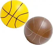 Thickened PVC Basketball for Fun Playthings for Random Color and Lightweight Balls for Outdoor and Indoor Play Encourages