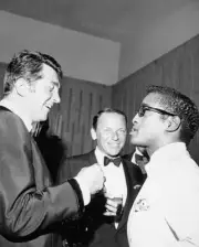 Dean Martin Frank Sinatra Sammy Davis Jr Cedars Lebanon charit- 1961 Old Photo