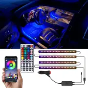 4x 72 LED RGB LED Light Strip Car Interior Bluetooth APP For Chevrolet Corvette (for: Chevrolet)