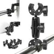 Double Super Clamp Mount Umbrella Clamp Camera Clamp Pole Clamp for Monitor Brac