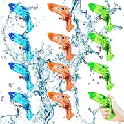 CCINEE 12 Pack Mini Shark Water Guns Squirt Gun Toy, Water Squirter Swimming Pool Party Favors Shark Water Shooter Plastic Blasters for Kids Teens Adults Summer Outdoor Games Birthday Party, 3 Colors