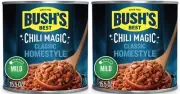 Bush's Best Chili Magic Classic Homestyle Mild, 15.5 oz (2 Cans) Contains Beans