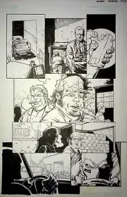 COMIC TYRESE GIBSON'S MAYHEM! ORIGINAL ART BY TONE RODRIGUEZ #2 PG 4 IMAGE COMIC