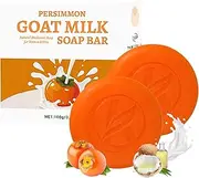 [Cureluxe] Persimmon Goat Milk Soap - Sopa Bar for Anti Odor 2pcs