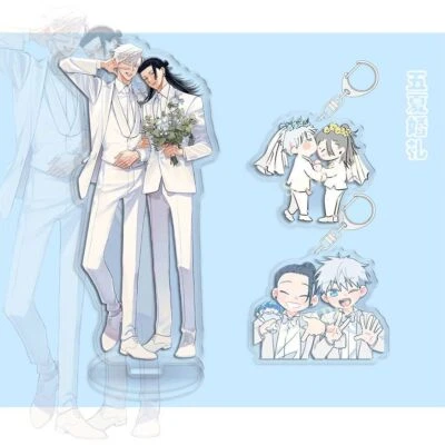 Jujutsu Kaisen Satoru Gojo Acrylic Key Ring Standing Sign Decoration Keychain