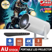 Mini Portable LED Projector For Android TV 5G Wifi Bluetooth Home Theater HDMI