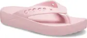 Crocs Women's Baya Platform Flip Petal Pink 208395-606 US Size 11 EUR 42-43