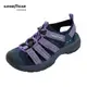 【GOODYEAR 固特異】盛夏探險 護趾織帶運動涼鞋/女 耐磨 舒適 快速穿脫 紫(GAWS32607)