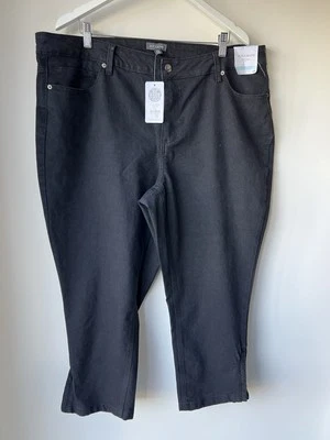 AUTOGRAPH Essentials Women’s Black Ankle Jeans Plus Size 22 BRAND NEW RRP $89.99