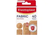 Elastoplast Fabric Extra Flexible Plaster, Pack of 40