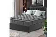 KING Mattress *9 Zone Pocket Spring Mattress Latex Foam EuroTop*Chiro Endorsed F