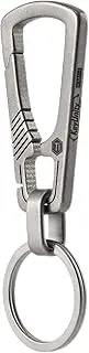 [KeyUnity] Titanium Carabiner Keychain Clip, Quick Release EDC Key Holder Organizer with Key Ring