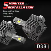 2X LED Headlight Bulbs Replace D3S D3R HID Xenon Super White Conversion Kit (for: Chrysler)