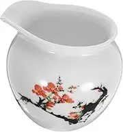 Stylish Ceramic Pitcher Sauce Cup Serving Boat Set Scratch-Resistant for Hot Maple Syrup Drawn Butter