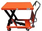 Mighty Lift LT1100 Hydraulic Scissor Lift Table - Heavy Duty Folding - 1,100 lb
