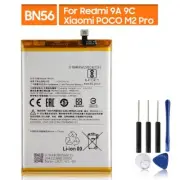 New Replacement Battery for Xiaomi POCO M2 Pro Redmi 9A 9C BN56 5000mAh + Tools