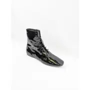 Saint Laurent Paris Tadzio 05 High-Top Lace Boots in Nero BNWB 45