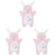 3x The Peanutshell Butterfly Whisper Bunny Bath Washing Mitt Baby Nursery Decor