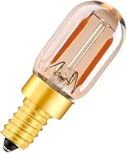 OKUMEYR T22 E14 Oven Bulb Replacement 12-24v Salt Light Microwave Compatible Heat Resistant Warm White for Cooker Hood Easy Install