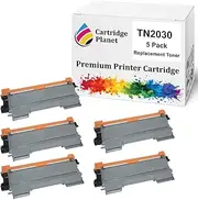 Cartridge Planet 5-Pack Compatible Toner Cartridge for Brother TN-2030 TN2030 (2,600 Pages) for Brother DCP7055 HL2130 HL2132 HL2135W